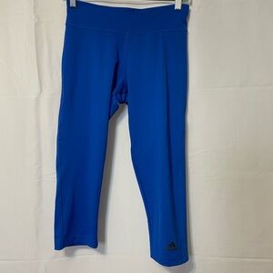 Adidas Athletic Leggings Blue Women’s Small